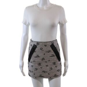 Kelly Wearstler Womens Zippered Party Lined Pencil Mini Skirt Pink Size 2